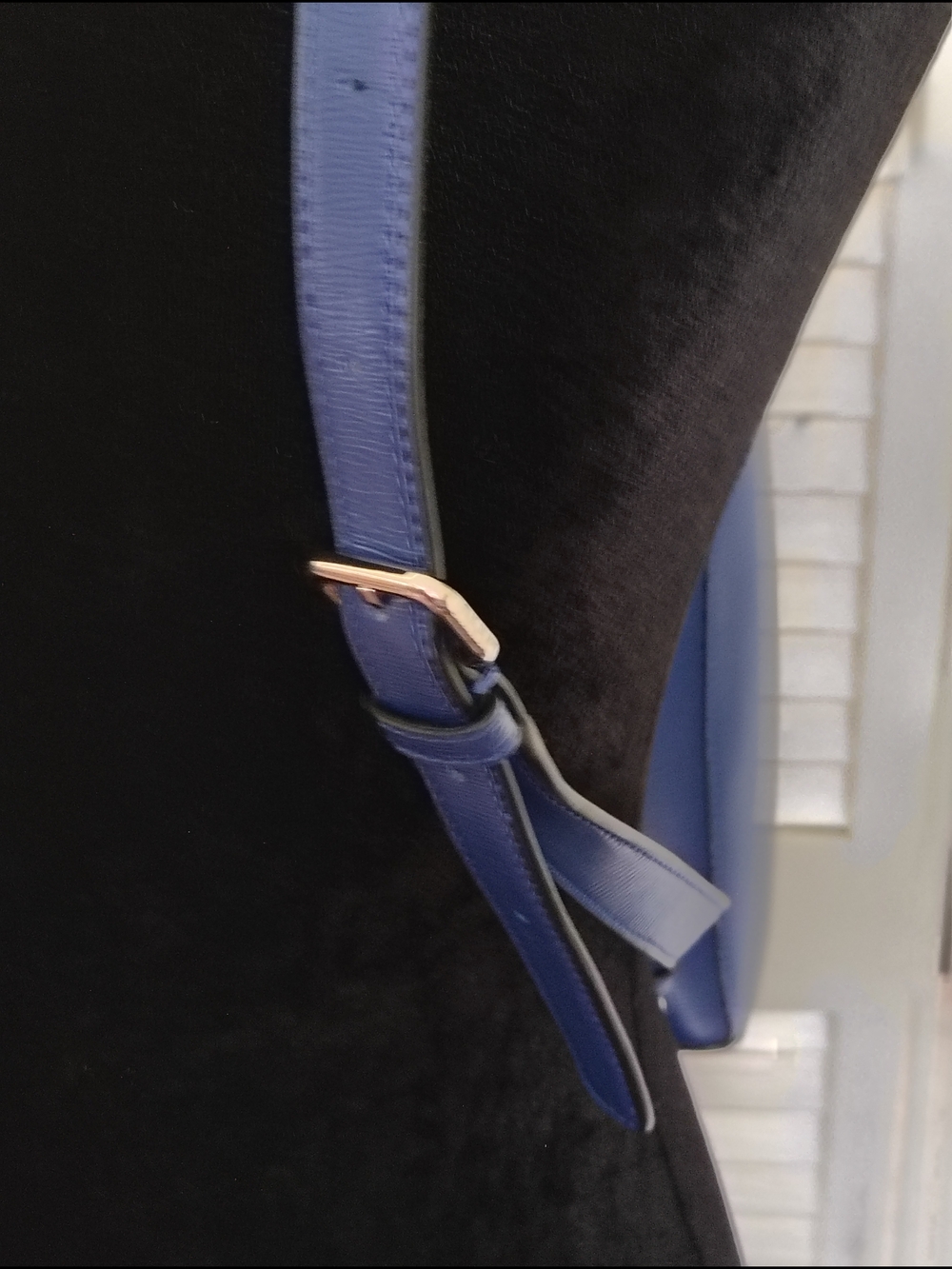 NWT - DKNY Bryant Blue Leather Zip-Trim Backpack - Size Os – NWT - Picture 7 of 11